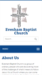 Mobile Screenshot of eveshambaptistchurch.org